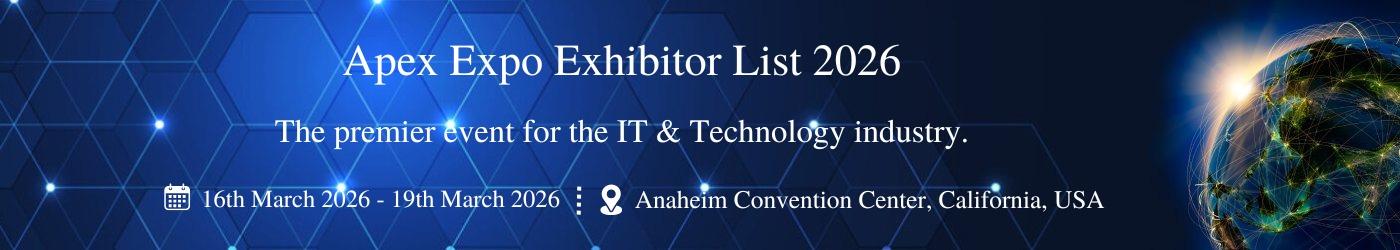 Apex Expo Exhibitor List 