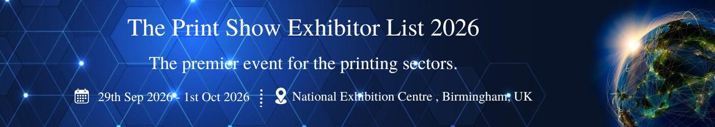 The Print Show Exhibitor List 