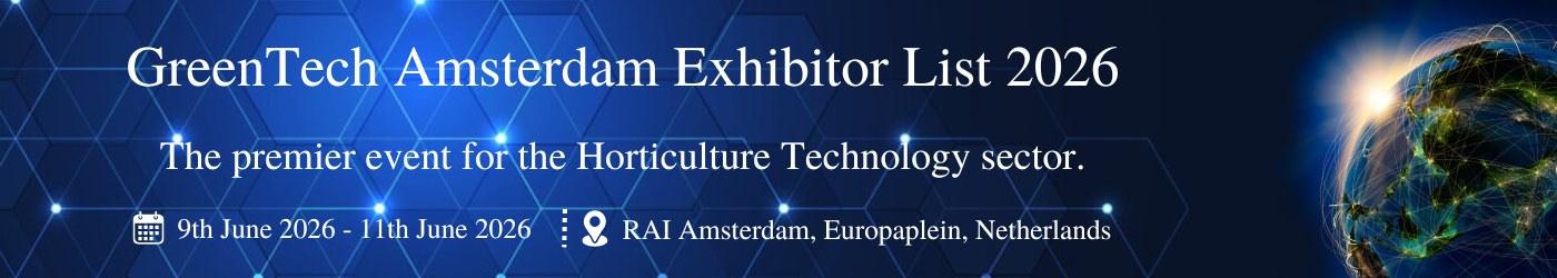 GreenTech Amsterdam Exhibitor List 