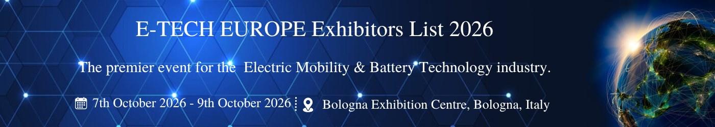E-TECH EUROPE Exhibitor List