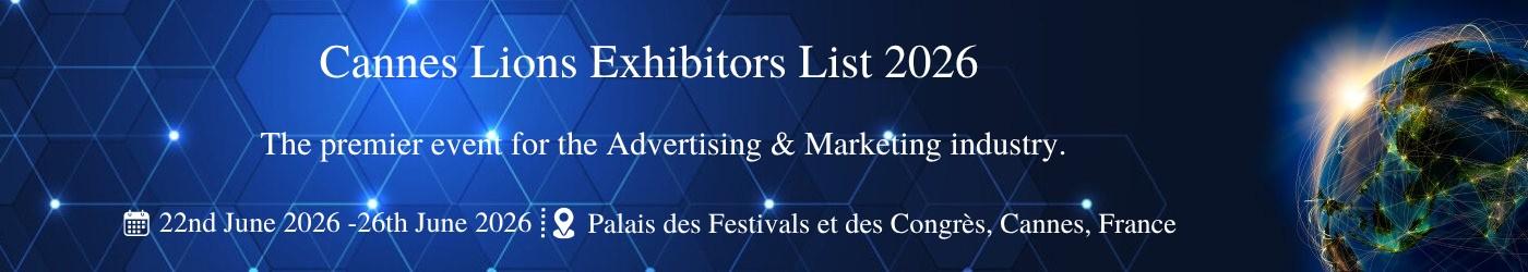 Cannes Lions Exhibitor List