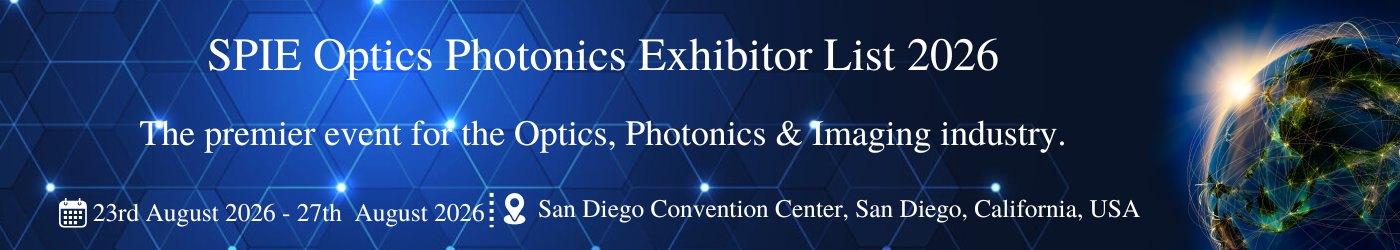 SPIE Optics Photonics Exhibitor List 