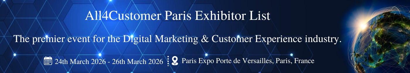 All4Customer Paris Exhibitor List