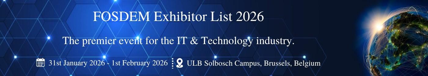 FOSDEM Exhibitor List 