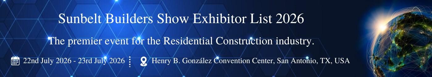 Sunbelt Builders Show Exhibitor List 