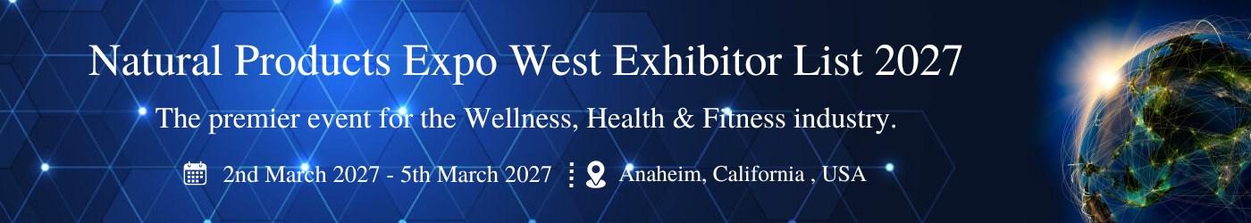 Natural Products Expo West Exhibitor List
