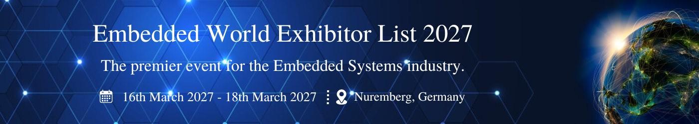 Embedded World Exhibitor List