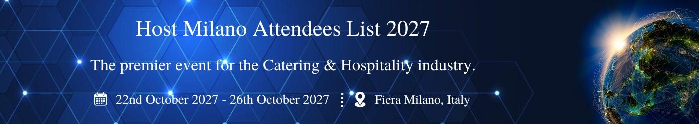 Host Milano Attendees List