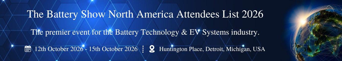 The Battery Show North America Attendees List 
