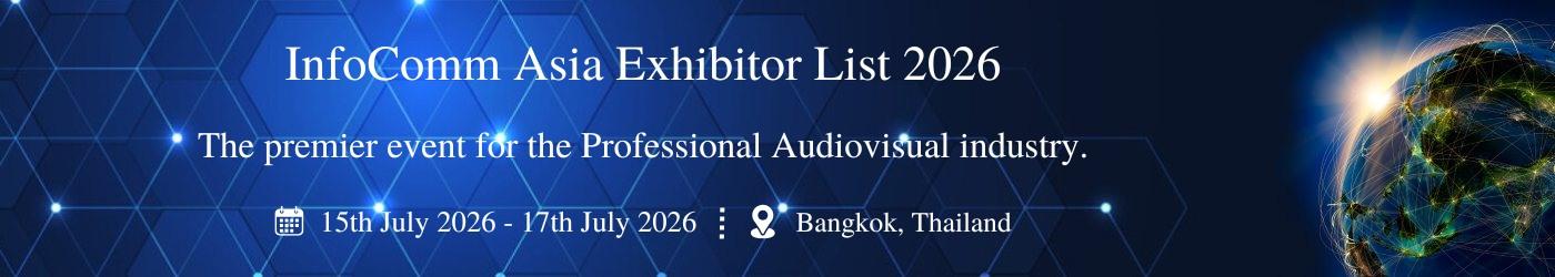 InfoComm Asia Exhibitor List 