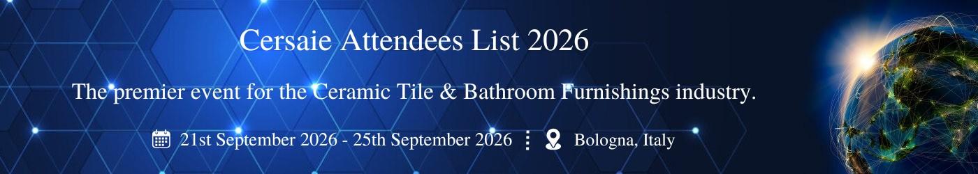 Cersaie Attendees List