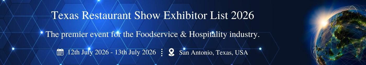 Texas Restaurant Show Exhibitor List