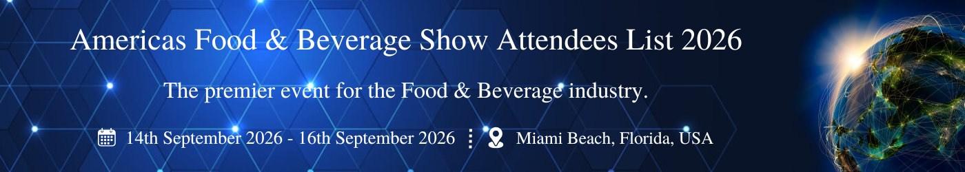 Americas Food & Beverage Show Attendees List