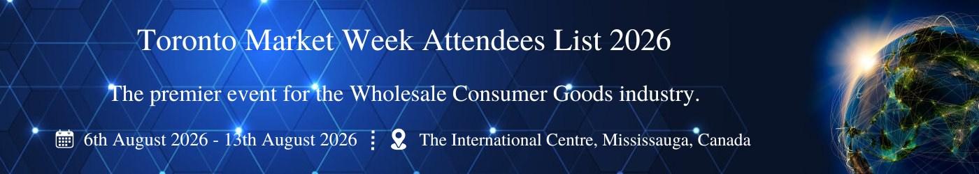 Toronto Market Week Attendees List