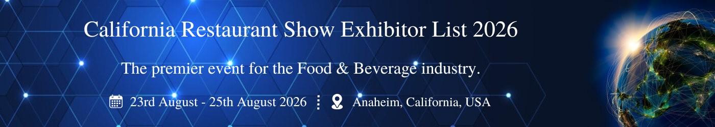 California Restaurant Show Exhibitor List