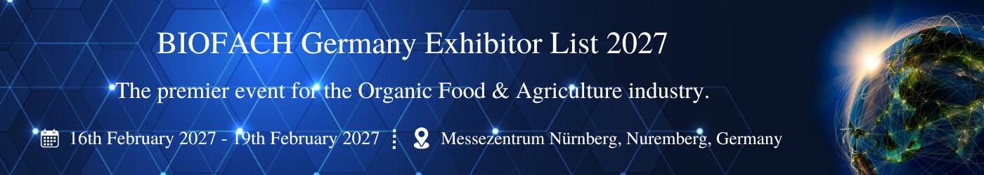 BIOFACH Germany Exhibitor List