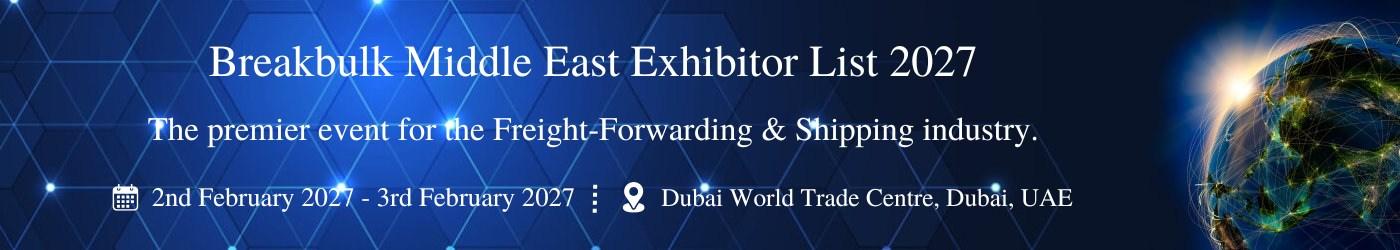 Breakbulk Middle East Exhibitor List