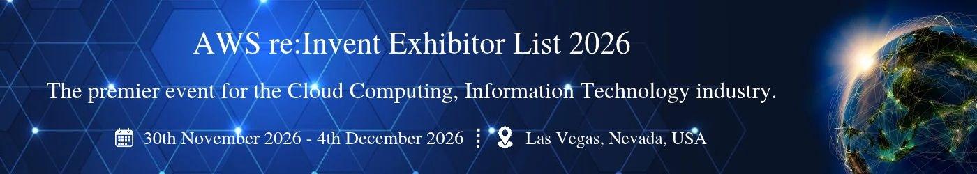 AWS re:Invent Exhibitor List