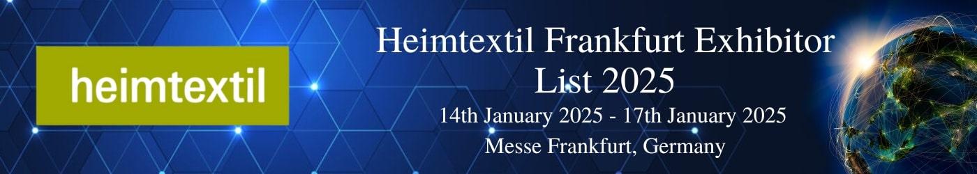Heimtextil Frankfurt Exhibitor List