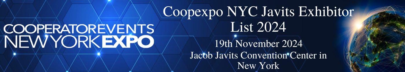 Coopexpo NYC Javits Exhibitor List