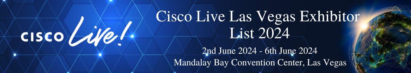 Cisco Live Las Vegas Exhibitor List