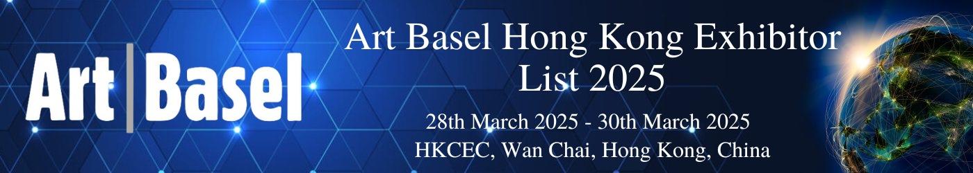 Art Basel Hong Kong Exhibitor List
