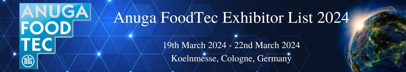 Anuga FoodTec Exhibitor List