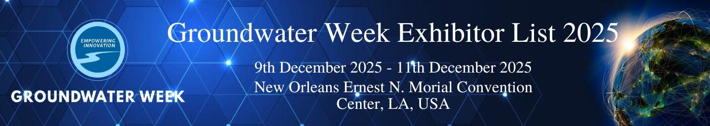 Groundwater Week Exhibitor List