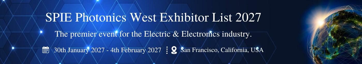 SPIE Photonics West Exhibitor List SPIE Photonics West Exhibitor List