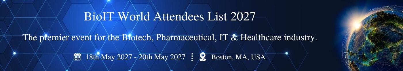 BioIT World Conference Attendees List BioIT World Conference Attendees List