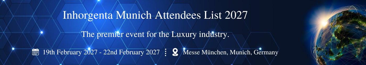 Inhorgenta Munich Attendees List Inhorgenta Munich Attendees List