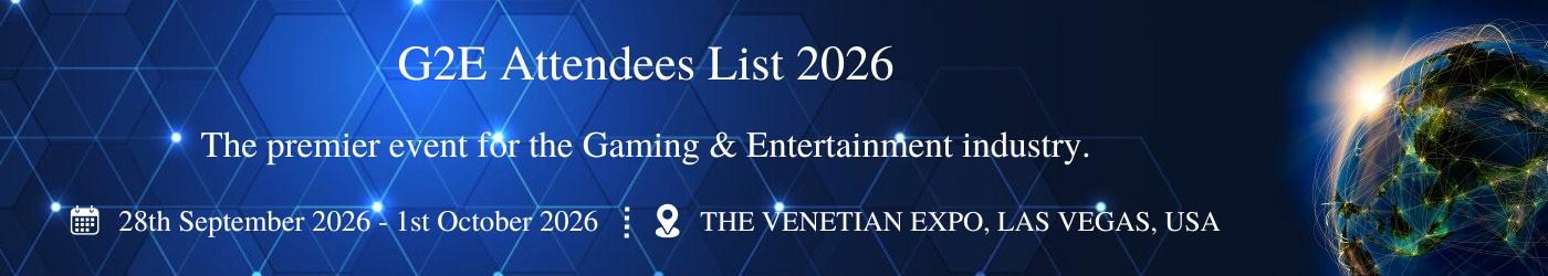 G2E Attendees List G2E Attendees List
