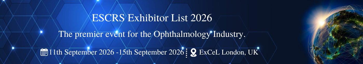 ESCRS Exhibitor List ESCRS Exhibitor List