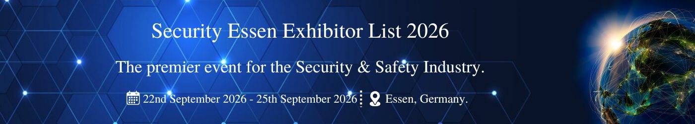 Security Essen Exhibitor List Security Essen Exhibitor List