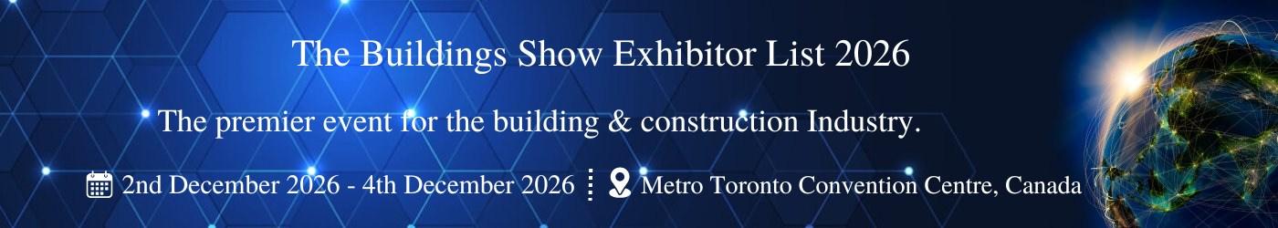The Buildings Show Exhibitor List The Buildings Show Exhibitor List