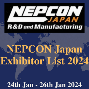 NEPCON Japan Exhibitor List 2024