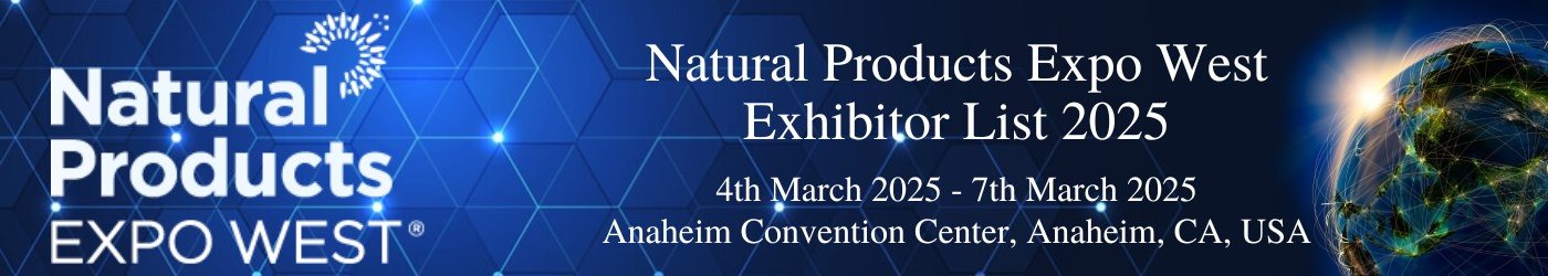 Natural Products Expo West Exhibitor List