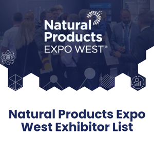 Natural Products Expo West Exhibitor List