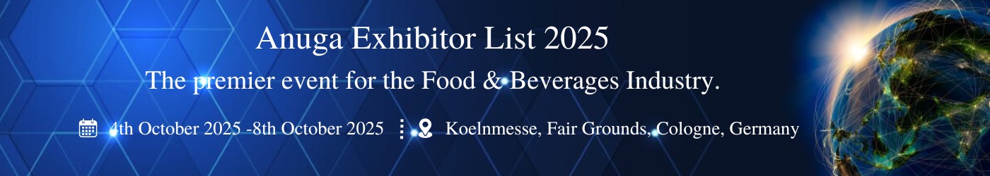 Anuga Exhibitor Lists 2025