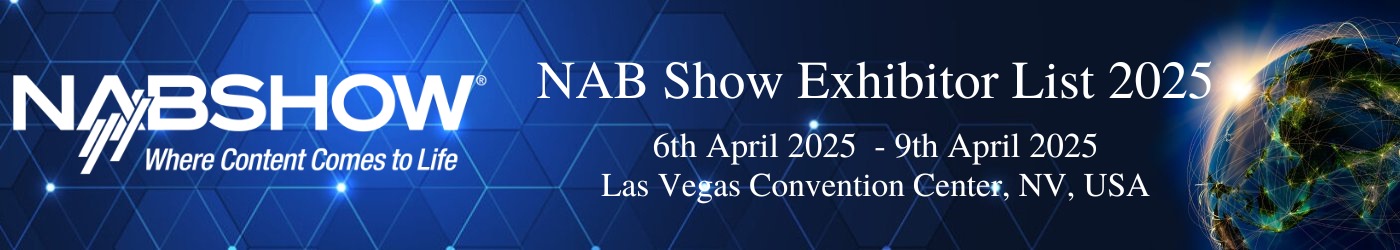 NAB Show Exhibitor List