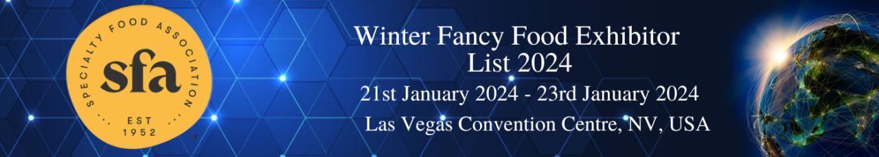 Winter Fancy Food Exhibitor List 2024 Buy At 350 Exhibitors Data