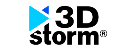 3D Storm logo