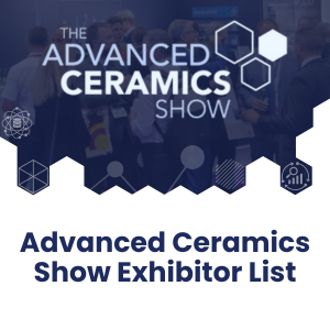 Advanced Ceramics Show Exhibitor List