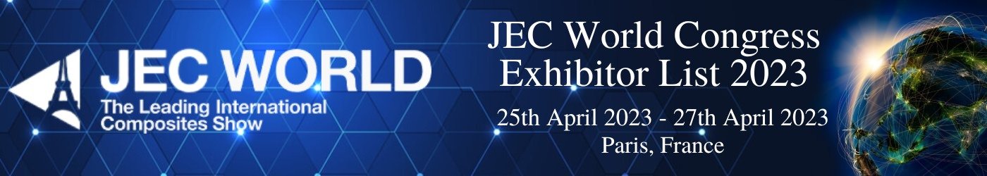 JEC World Congress Exhibitor List 2023