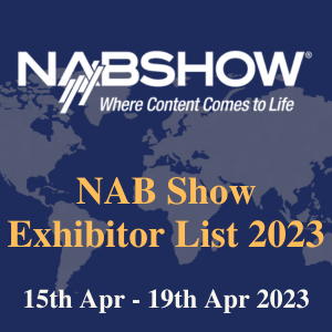 NAB Show Exhibitor List 2023