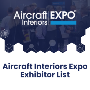 Aircraft Interiors Expo Exhibitor List