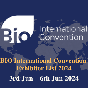 BIO International Convention Exhibitor List 2024