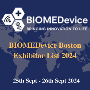 BIOMEDevice Boston Exhibitor List 2024