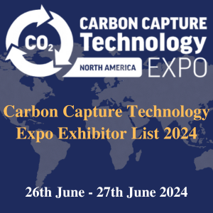 Carbon Capture Technology Expo Exhibitor List 2024 - Buy At $450