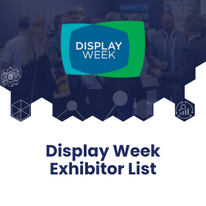 Display Week Exhibitor List